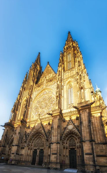Praga República Checa Abril 2018 Catedral San Vito Castillo Praga — Foto de Stock