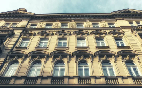 Praha Česká Republika Fasády Budov Centra Města — Stock fotografie