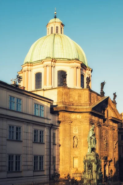 Прага Чеська Республіка Квітня Святого Франциска Assissi Церкви Прага Чеська — стокове фото