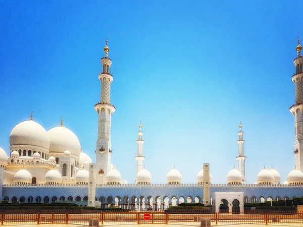 Abu Dhabi Vereinigte Arabische Emirate Juni 2018 Scheich Zayed Große — Stockfoto