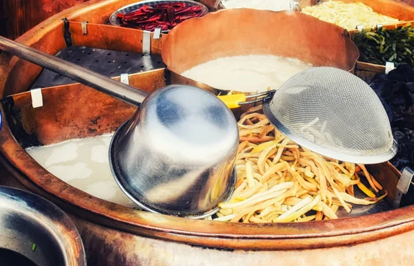 Horká Lázeň Chengdu Sichuan Chafing Dish — Stock fotografie