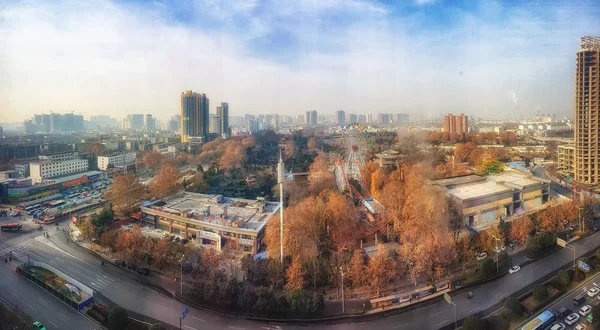 Luoyang Hernan Čína Prosince 2017 Pohled Luoyang City Provincie Henan — Stock fotografie