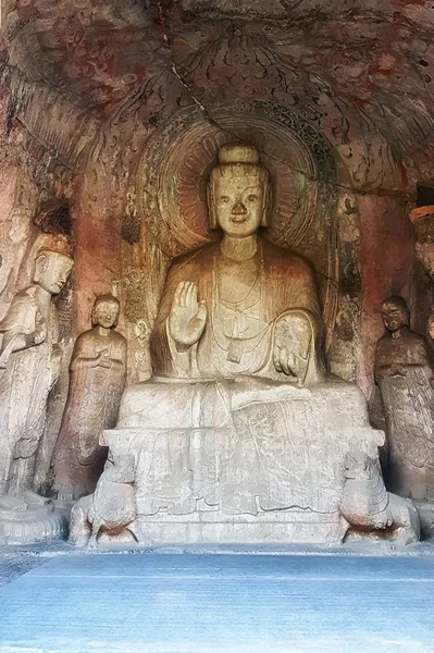 Luoyang Hernán China Diciembre 2017 Cuevas Longmen Budistas Grutas Puerta —  Fotos de Stock