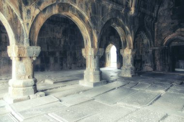 Sanahin, Ermenistan, 11 Nisan 2017: İç Sanahin Manastırı, Ermenistan'ın