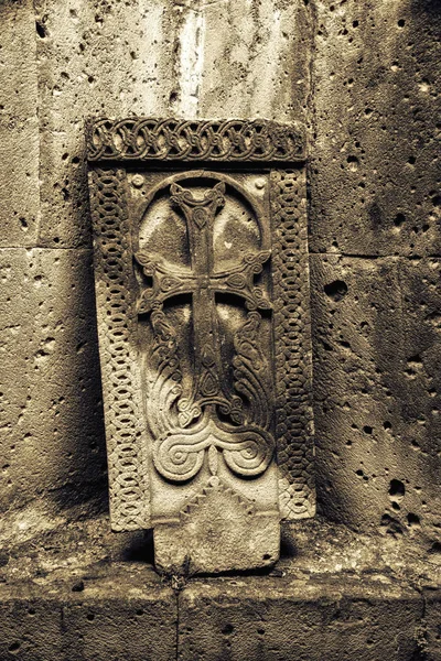 Haghpat 修道院的 Khachkar — 图库照片