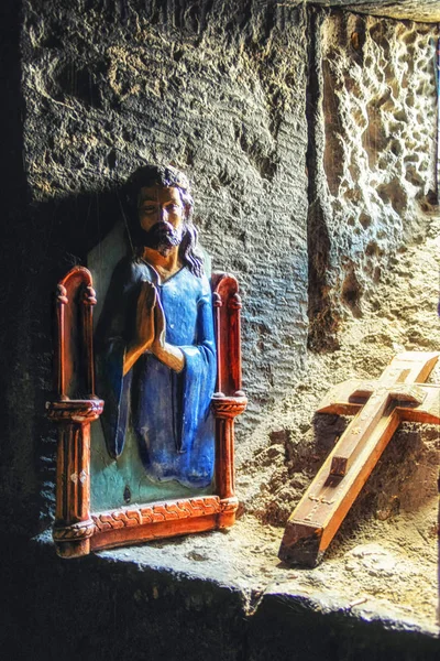 Estatua Jezus Chist Cruz — Foto de Stock