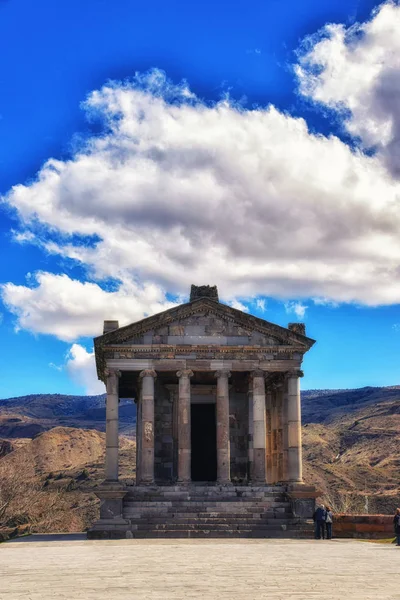 Kotayk Arménie Avril 2017 Temple Garni Reconstruit 1Er Siècle Dans — Photo