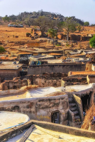 Casas Barro Redondas Tribu Talensi Tongo Ghana —  Fotos de Stock