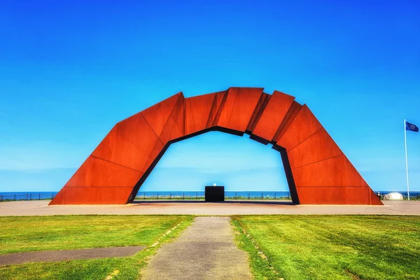 Památník Shima Kakehasi Bokyo Misaki Park Nemuro Hokkaidó Japonsko — Stock fotografie