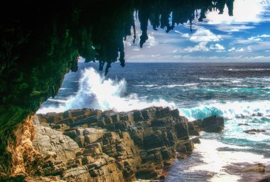 Amiraller Arch, Flinders Chase Milli Parkı, Kanguru Adası, Avustralya.