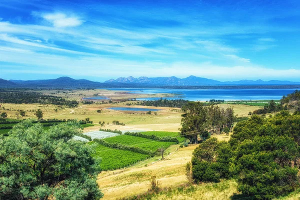 Краєвид Східному Узбережжі Тасманія — стокове фото