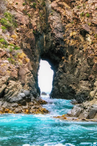 Dikkat Çekici Mağarada Tasman Yarımadası Güney Tasmania Avustralya — Stok fotoğraf