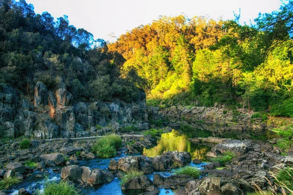 Zaćma Wąwóz Launceston Tasmania Wielka Brytania — Zdjęcie stockowe