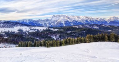 Panorama Dachstein West, Avusturya Alplerinde üzerinde