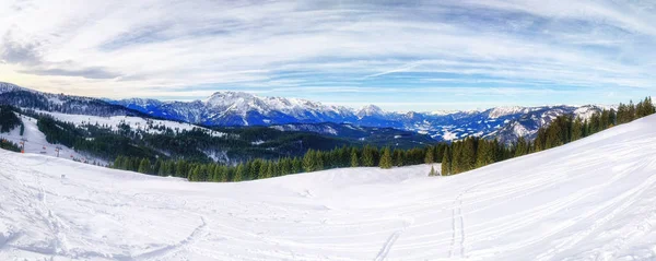 Pista Esqui Dachstein Alpes Austríacos — Fotografia de Stock