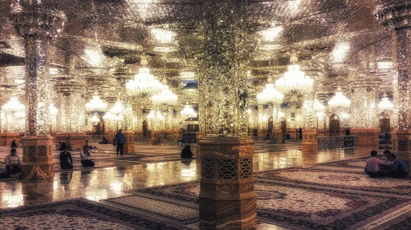 Mashhad Irão Outubro 2015 Interior Complexo Haram Santuário Imam Reza — Fotografia de Stock