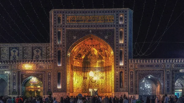 Mashhad Iran Octobre 2015 Intérieur Complexe Haram Sanctuaire Imam Reza — Photo