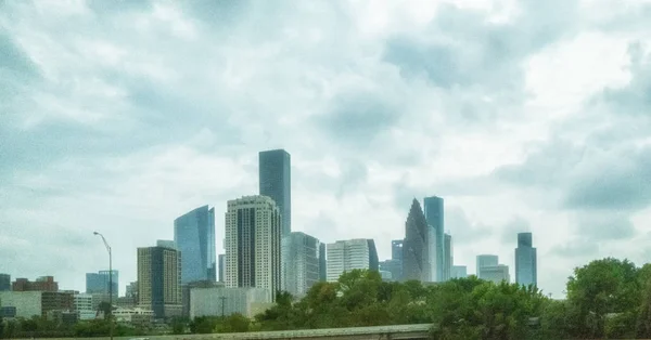 Centrum Města Městské Panorama Houston Texas Spojené Státy Americké — Stock fotografie