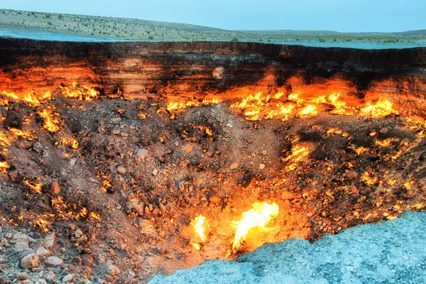 Darvaza Gas crater, Turkmenistan, Central Asia, Asia