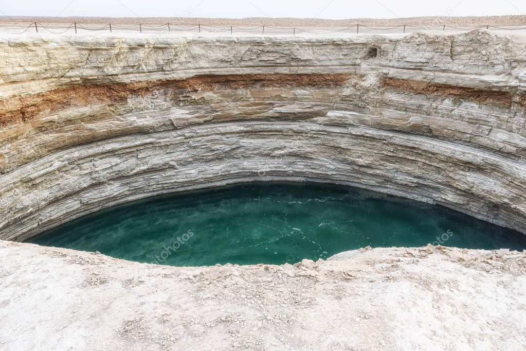 Water Crater, Karakum Desert.