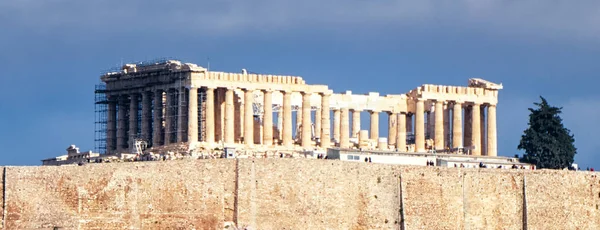 Partenón Antiguo Templo Acrópolis Ateniense Grecia — Foto de Stock