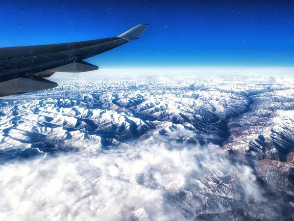 Himálaj Tvoří Pohoří Asii Dělicí Roviny Indický Subkontinent Tibetské Náhorní — Stock fotografie