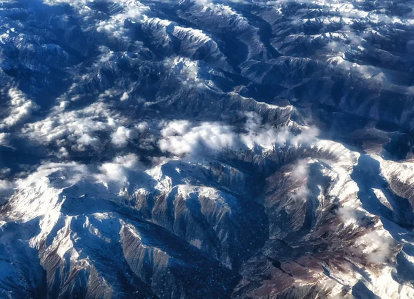 Himalayalar Asya Hindistan Tibet Platosu Üzerinden Ovalarında Ayıran Bir Dağ — Stok fotoğraf