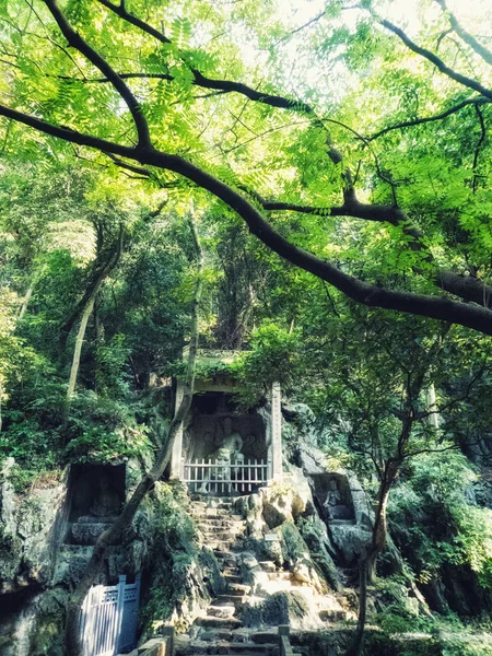 Feilai Feng Steinmetz Lingyin Tempel Hangzhou — Stockfoto