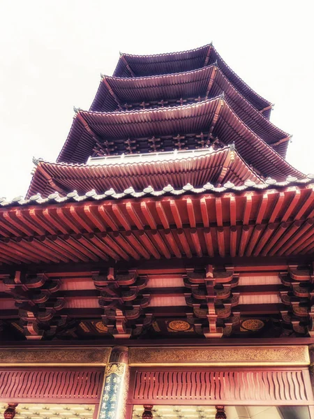 Leifeng Pagode Een Hoge Toren Van Vijf Verhalen Met Acht — Stockfoto