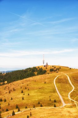 Feldberg bir dağ'Kara Orman Tv Kulesi ile bağlandı.