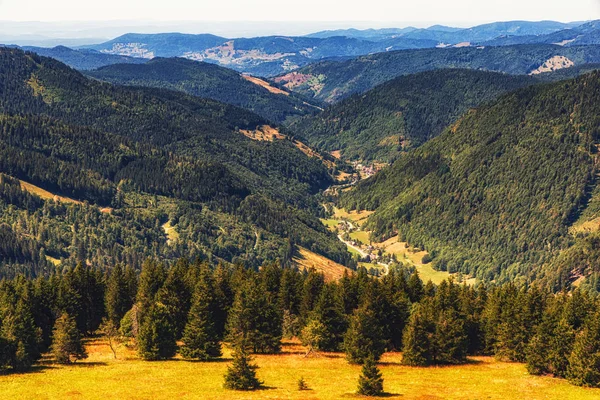 Панорамний Вид Feldberg Бадена Німеччина — стокове фото