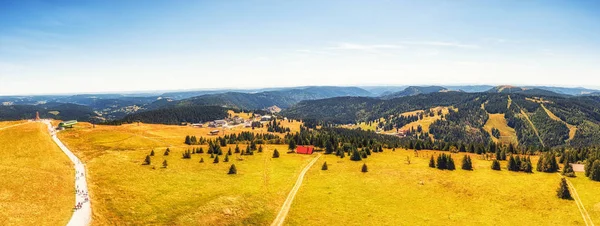 Panoramic View Watchtower Feldberg Highest Point Black Forest Cable Car — Stock Photo, Image