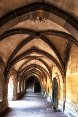 Cloister Maulbronn, eski Cistercian Manastırı, Unesco Dünya Kültür Mirası, Kara Orman, Baden Württemberg, Almanya