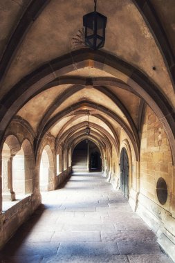 Maulbronn, Almanya. Cloister Maulbronn Manastırı (Kloster Maulbronn), eski bir Roma Katolik Cistercian Manastırı. 1993 yılından bu yana Dünya Mirası