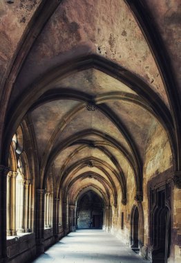 Maulbronn, Almanya. Cloister Maulbronn Manastırı (Kloster Maulbronn), eski bir Roma Katolik Cistercian Manastırı. 1993 yılından bu yana Dünya Mirası