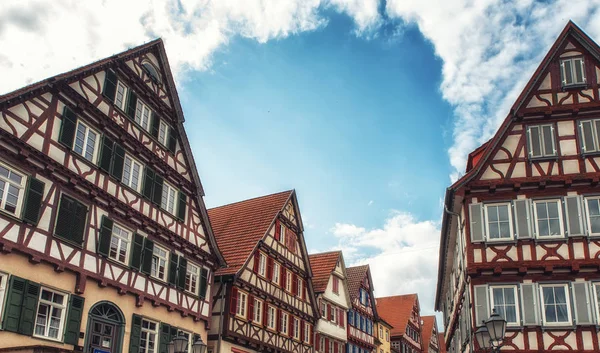 Pazar Meydanı, Tiyatrosu, Kara Orman, Baden-Württemberg, Almanya üzerinde tarihsel yarı ahşap evleri