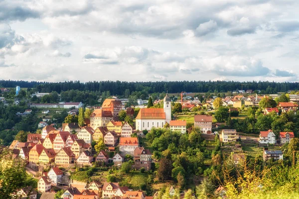 Pueblo Tradicional Zona Del Bosque Negro Alemania — Foto de Stock