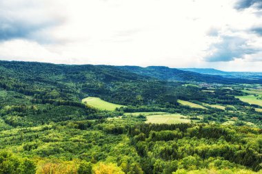 Orman mountains, Almanya için havadan görünümü.