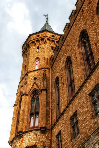 德国巴登 符腾堡 Baden Wurttemberg 地区的霍亨佐伦城堡 Burg Hohenzollern — 图库照片