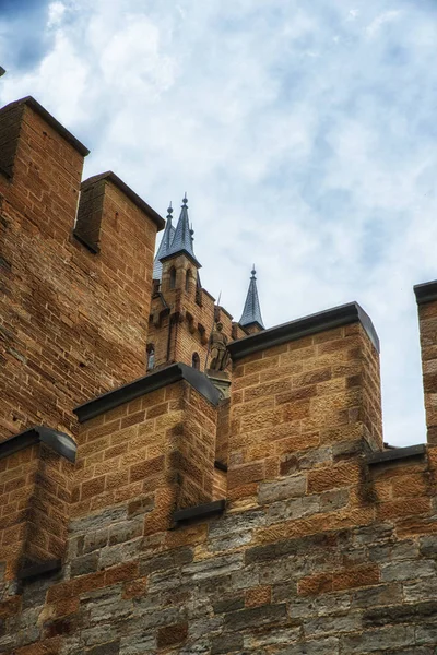 Castillo Hohenzollern Burg Hohenzollern Región Suabia Baden Wurttemberg Alemania —  Fotos de Stock