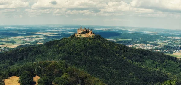 Hechingen Germania Agosto 2018 Castello Hohenzollern Sede Ancestrale Della Casa — Foto Stock