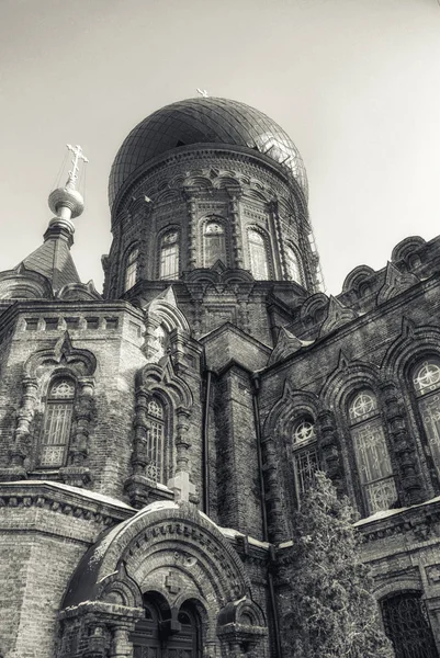 Saint Sophia Cathedral Harbin Heilongjiang Provincie China — Stockfoto