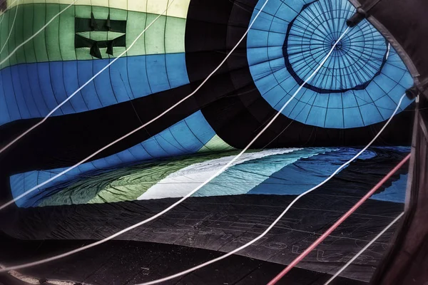 Das Schöne Muster Inneren Eines Heißluftballons — Stockfoto