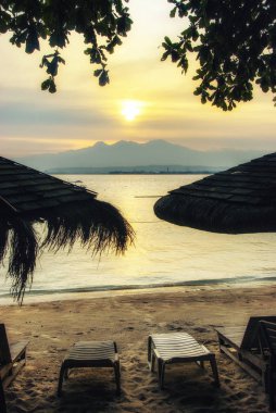 Mindanao Adası 'nda günbatımı