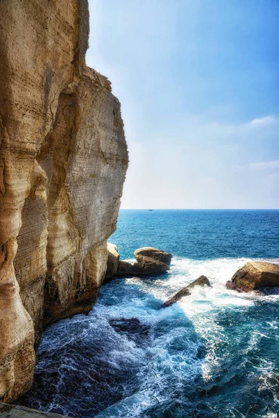 İsrail, Galilee kıyı Ovası, Rosh HaNikra 'da Grottos — Stok fotoğraf