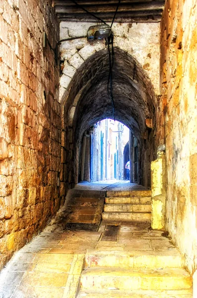 Crusader Knights Halls of Akko — Stock Photo, Image