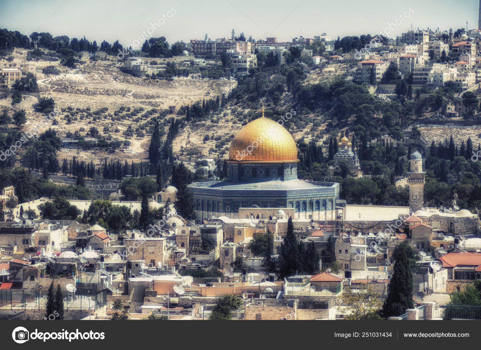 Dome of the Rock, Temple Mount, Jerusalem — Stock Photo © atosan 251031434
