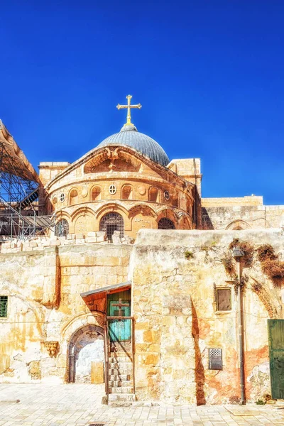 Kostel Svatého Hrobu Jeruzalémě — Stock fotografie