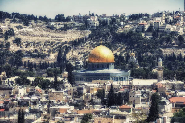 Cúpula de la Roca, Monte del Templo, Jerusalén — Foto de Stock