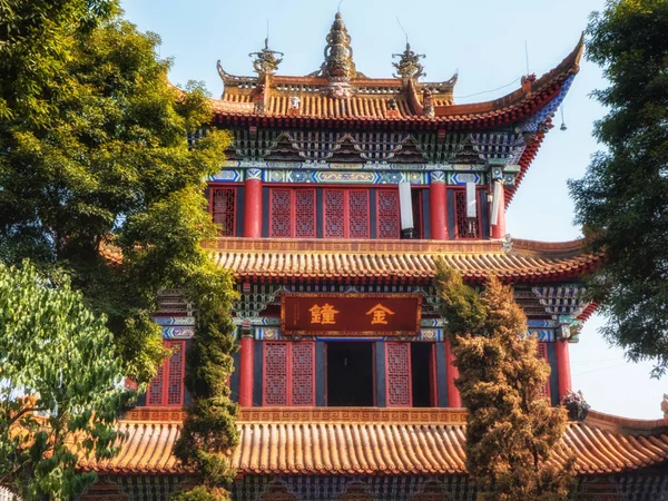 Templo de Zhaojue, Chengdu, província de Sichuan, China — Fotografia de Stock